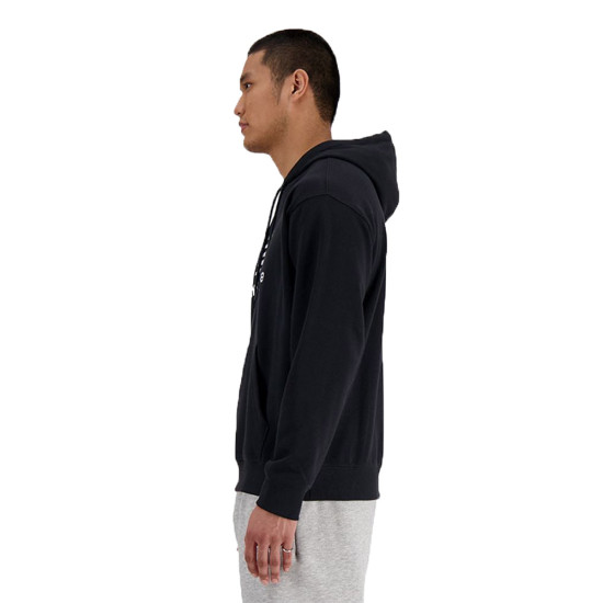 New Balance Ανδρικό φούτερ Stacked Logo French Terry Hoodie